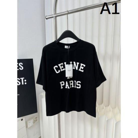 2024SS short sleeve T-shirt CELINE Celine Popular brand this season too 2024SS short sleeve T-shirt CELINE Celine Popular brand this season too