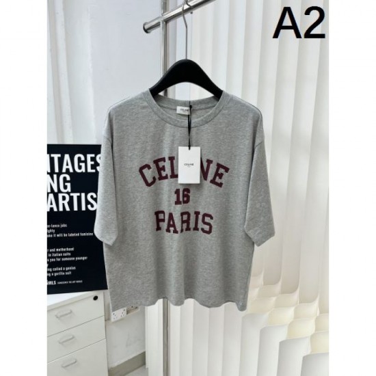 2024SS short sleeve T-shirt CELINE Celine Popular brand this season too 2024SS short sleeve T-shirt CELINE Celine Popular brand this season too