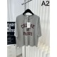 2024SS short sleeve T-shirt CELINE Celine Popular brand this season too 2024SS short sleeve T-shirt CELINE Celine Popular brand this season too