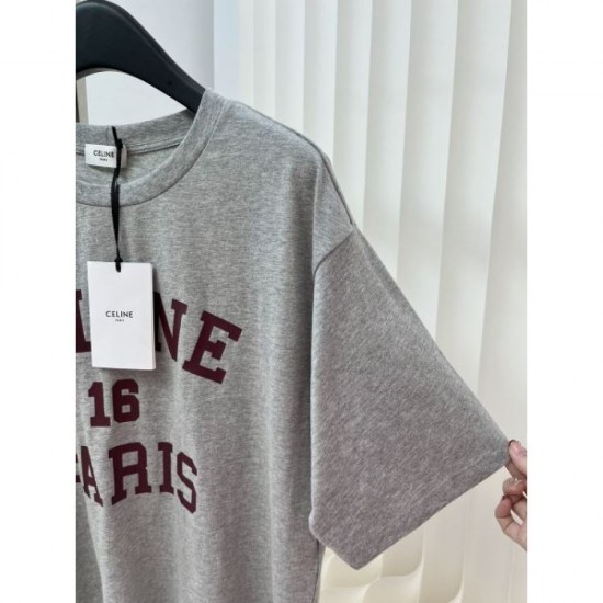 2024SS short sleeve T-shirt CELINE Celine Popular brand this season too 2024SS short sleeve T-shirt CELINE Celine Popular brand this season too