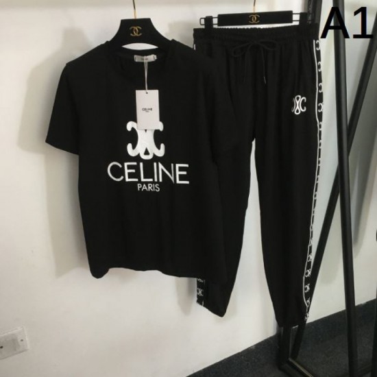 2024SS Top and bottom set CELINE Celine A modern style 2024SS Top and bottom set CELINE Celine A modern style
