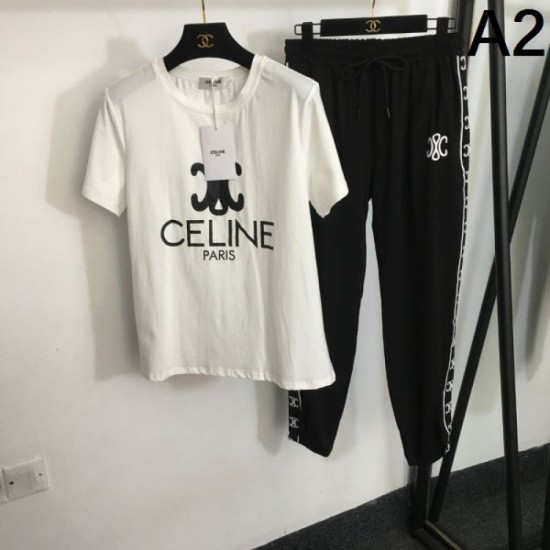 2024SS Top and bottom set CELINE Celine A modern style 2024SS Top and bottom set CELINE Celine A modern style