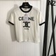 2024SS Short Sleeve T-shirt CELINE Highly popular among fashionable people 2024SS Short Sleeve T-shirt CELINE Highly popular among fashionable people