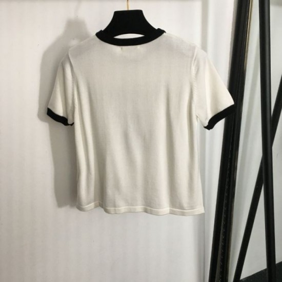 2024SS Short Sleeve T-shirt CELINE Highly popular among fashionable people 2024SS Short Sleeve T-shirt CELINE Highly popular among fashionable people