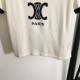 2024SS Short Sleeve T-shirt CELINE Highly popular among fashionable people 2024SS Short Sleeve T-shirt CELINE Highly popular among fashionable people
