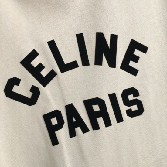 2024SS Short sleeve T-shirt CELINE Celine Retro design 2024SS Short sleeve T-shirt CELINE Celine Retro design