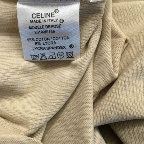 2024SS Short sleeve T-shirt CELINE Celine Retro design 2024SS Short sleeve T-shirt CELINE Celine Retro design