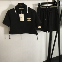 2024SS Top and bottom set CELINE Stylish but not tiring