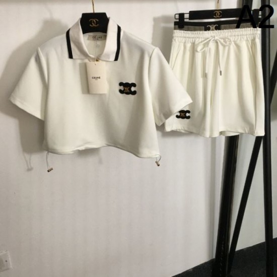 2024SS Top and bottom set CELINE Stylish but not tiring 2024SS Top and bottom set CELINE Stylish but not tiring
