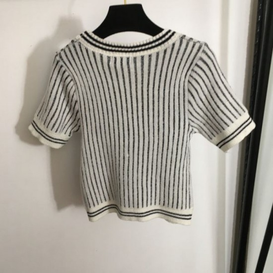 2024SS short sleeve knit CHANEL CHANEL classic street style 2024SS short sleeve knit CHANEL CHANEL classic street style