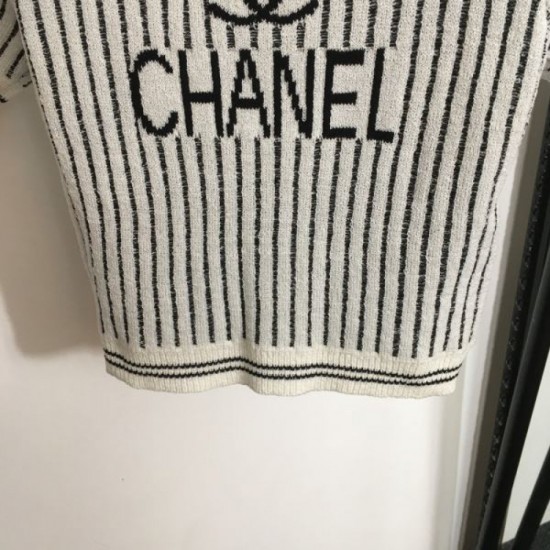 2024SS short sleeve knit CHANEL CHANEL classic street style 2024SS short sleeve knit CHANEL CHANEL classic street style