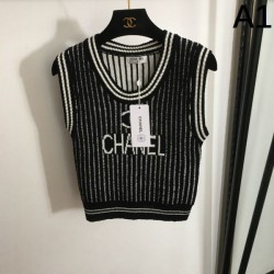 2024SS Knit Vest CHANEL This summer's eye-catching style