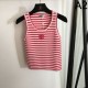 2024SS Tank Top CHANEL Used by celebrities and celebrities 2024SS Tank Top CHANEL Used by celebrities and celebrities