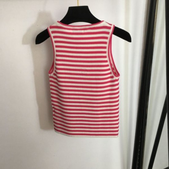 2024SS Tank Top CHANEL Used by celebrities and celebrities 2024SS Tank Top CHANEL Used by celebrities and celebrities