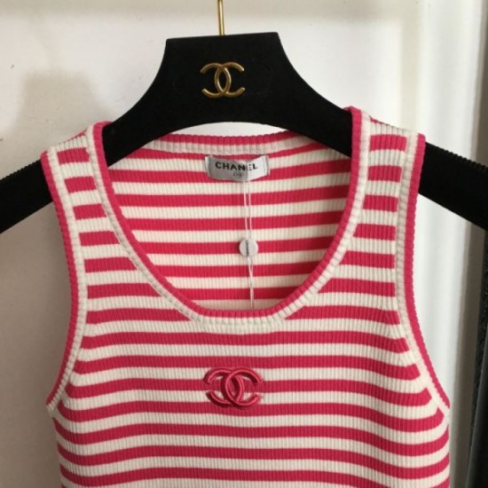 2024SS Tank Top CHANEL Used by celebrities and celebrities 2024SS Tank Top CHANEL Used by celebrities and celebrities