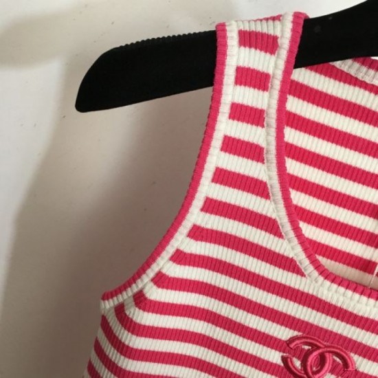 2024SS Tank Top CHANEL Used by celebrities and celebrities 2024SS Tank Top CHANEL Used by celebrities and celebrities