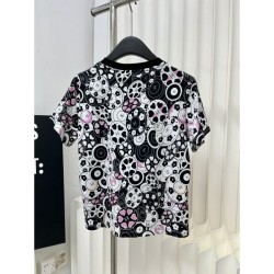 2024SS Short Sleeve T-Shirt CHANEL CHANEL New summer item that is sure to be a hit this season