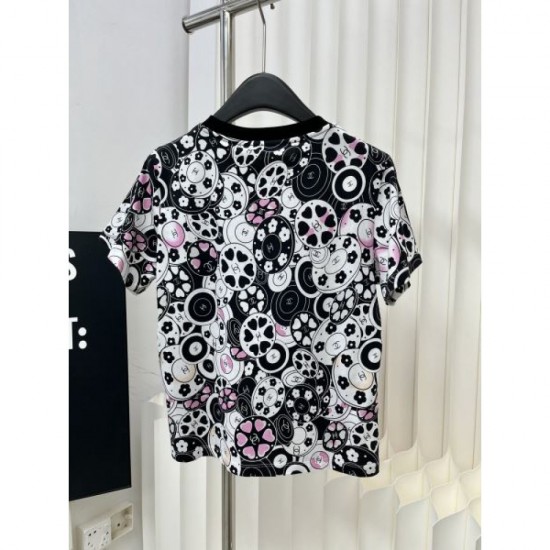 2024SS Short Sleeve T-Shirt CHANEL CHANEL New summer item that is sure to be a hit this season 2024SS Short Sleeve T-Shirt CHANEL CHANEL New summer item that is sure to be a hit this season