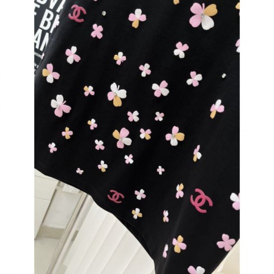 2024SS Short Sleeve T-shirt CHANEL Perfect for summer outings 2024SS Short Sleeve T-shirt CHANEL Perfect for summer outings