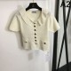 2024SS Short sleeve knit CHANEL Personal style 2024SS Short sleeve knit CHANEL Personal style