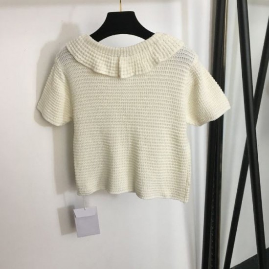 2024SS Short sleeve knit CHANEL Personal style 2024SS Short sleeve knit CHANEL Personal style