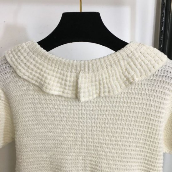 2024SS Short sleeve knit CHANEL Personal style 2024SS Short sleeve knit CHANEL Personal style