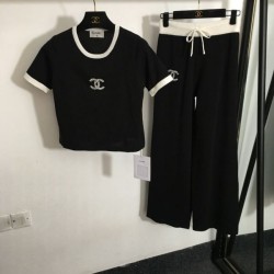 2024SS Top and Bottom Set CHANEL Love at First Sight Summer Sale