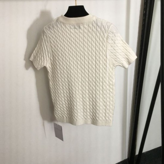 2024SS Short Sleeve Knit CHANEL CHANEL Latest Featured Fashion 2024SS Short Sleeve Knit CHANEL CHANEL Latest Featured Fashion