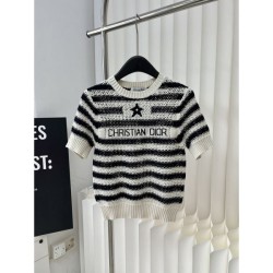 2024SS Short sleeve knit DIOR Dior Eye-catching style this summer