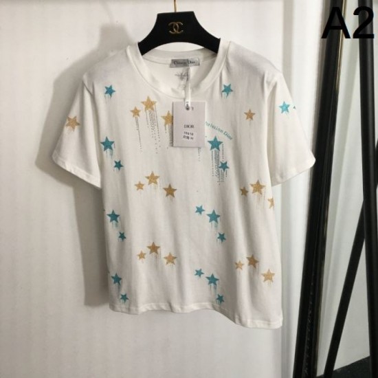 2024SS Short Sleeve T-Shirt DIOR Dior Summer new products that will make you fall in love with it one after another 2024SS Short Sleeve T-Shirt DIOR Dior Summer new products that will make you fall in love with it one after another