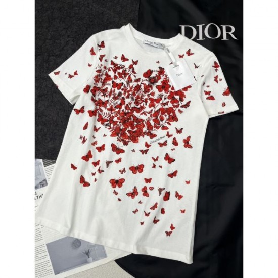 2024SS Short Sleeve T-Shirt DIOR New summer item that will be loved by many Dior users 2024SS Short Sleeve T-Shirt DIOR New summer item that will be loved by many Dior users