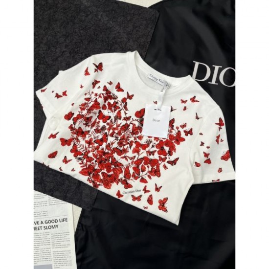 2024SS Short Sleeve T-Shirt DIOR New summer item that will be loved by many Dior users 2024SS Short Sleeve T-Shirt DIOR New summer item that will be loved by many Dior users