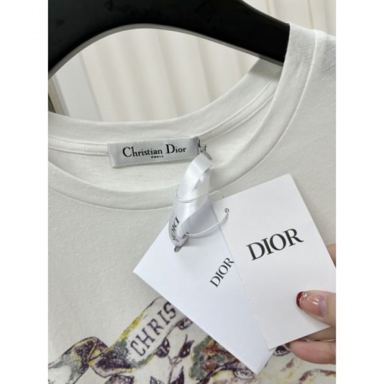 2024SS Short Sleeve T-Shirt DIOR Dior New Summer New Items Coming One After Another 2024SS Short Sleeve T-Shirt DIOR Dior New Summer New Items Coming One After Another