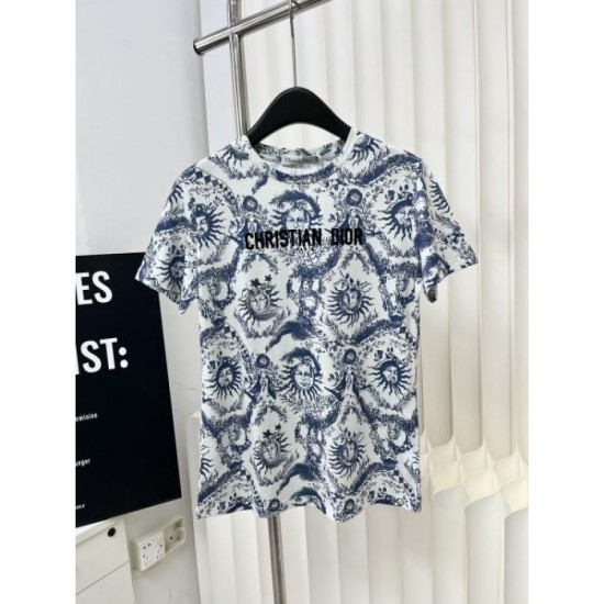 2024SS Short Sleeve T-shirt DIOR Perfect for summer outings 2024SS Short Sleeve T-shirt DIOR Perfect for summer outings