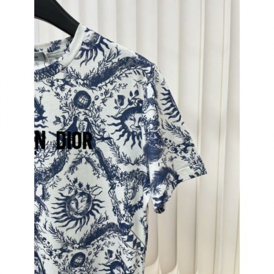 2024SS Short Sleeve T-shirt DIOR Perfect for summer outings 2024SS Short Sleeve T-shirt DIOR Perfect for summer outings