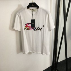 2024SS Short Sleeve T-Shirt FENDI Popular New Brand Item