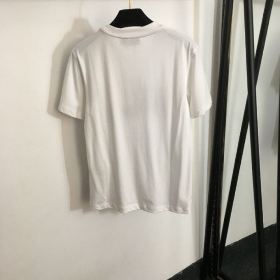 2024SS Short Sleeve T-Shirt FENDI Popular New Brand Item 2024SS Short Sleeve T-Shirt FENDI Popular New Brand Item