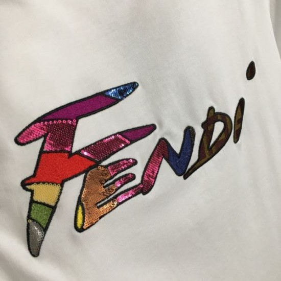 2024SS Short Sleeve T-Shirt FENDI Popular New Brand Item 2024SS Short Sleeve T-Shirt FENDI Popular New Brand Item