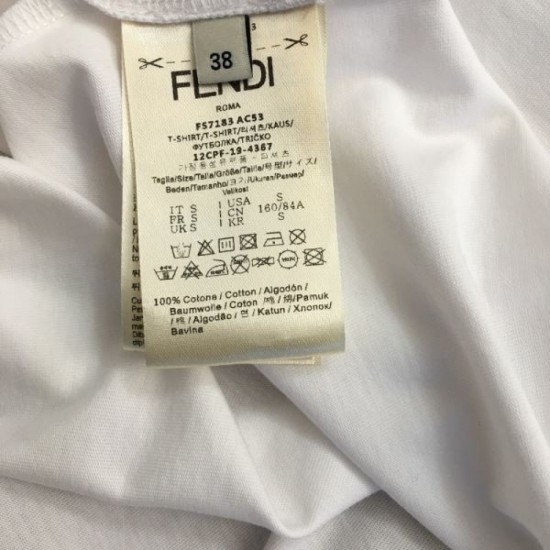 2024SS Short Sleeve T-Shirt FENDI Popular New Brand Item 2024SS Short Sleeve T-Shirt FENDI Popular New Brand Item