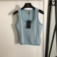 2024SS Knit Vest FENDI New summer item that will be loved by many users 2024SS Knit Vest FENDI New summer item that will be loved by many users