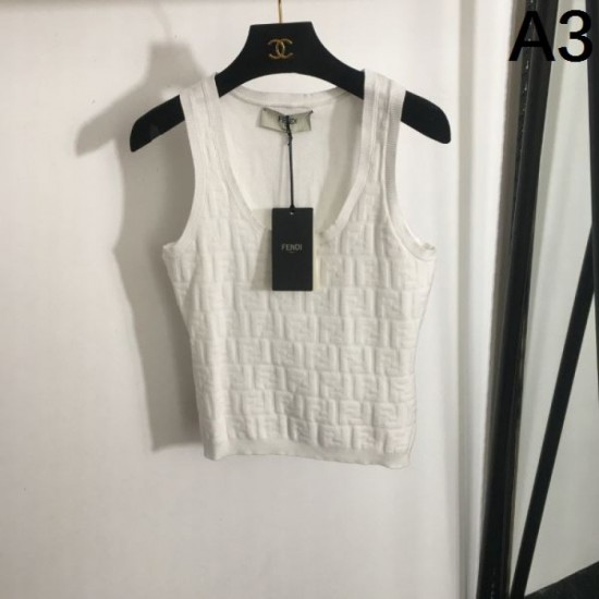 2024SS Knit Vest FENDI New summer item that will be loved by many users 2024SS Knit Vest FENDI New summer item that will be loved by many users
