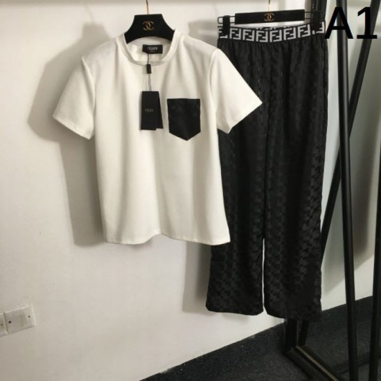 2024SS top and bottom set FENDI Refreshing new spring/summer items are trending 2024SS top and bottom set FENDI Refreshing new spring/summer items are trending