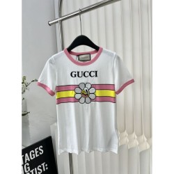2024SS short sleeve T-shirt GUCCI Gucci This summer's most popular brand