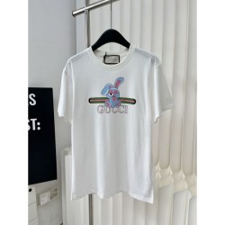 2024SS Short Sleeve T-shirt GUCCI Gucci Upgrade your summer classic style