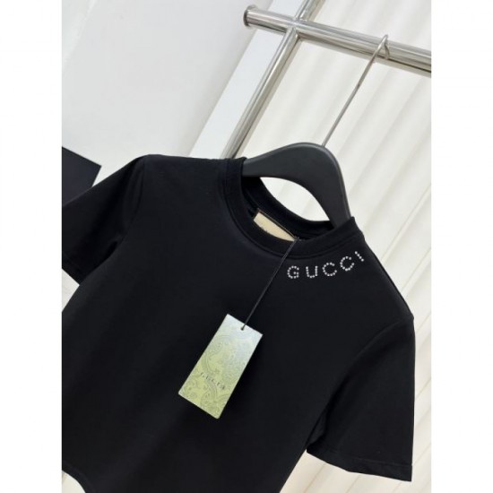 2024SS Short Sleeve T-shirt GUCCI Gucci A new item that has been featured in many magazines 2024SS Short Sleeve T-shirt GUCCI Gucci A new item that has been featured in many magazines