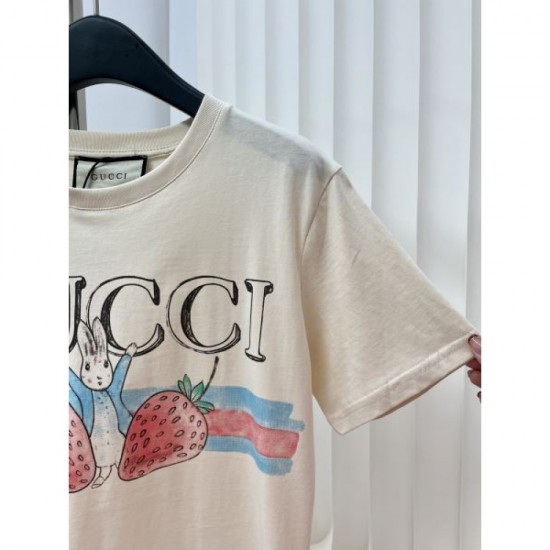 2024SS short sleeve T-shirt GUCCI Gucci Last year's popular item New 2024SS short sleeve T-shirt GUCCI Gucci Last year's popular item New