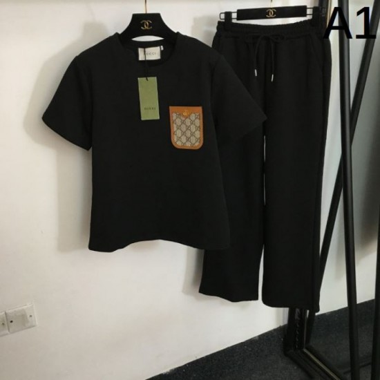 2024SS Top and Bottom Set GUCCI Gucci New Wear Elegantly 2024SS Top and Bottom Set GUCCI Gucci New Wear Elegantly