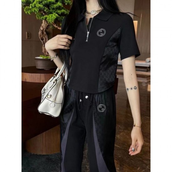 2024SS top and bottom set GUCCI Gucci limited time offer, worth buying 2024SS top and bottom set GUCCI Gucci limited time offer, worth buying