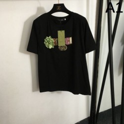 2024SS Short Sleeve T-shirt GUCCI Gucci Fashion sense is skyrocketing!