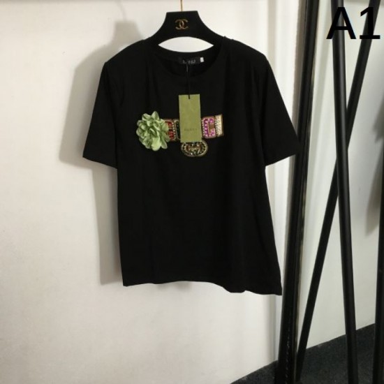 2024SS Short Sleeve T-shirt GUCCI Gucci Fashion sense is skyrocketing! 2024SS Short Sleeve T-shirt GUCCI Gucci Fashion sense is skyrocketing!